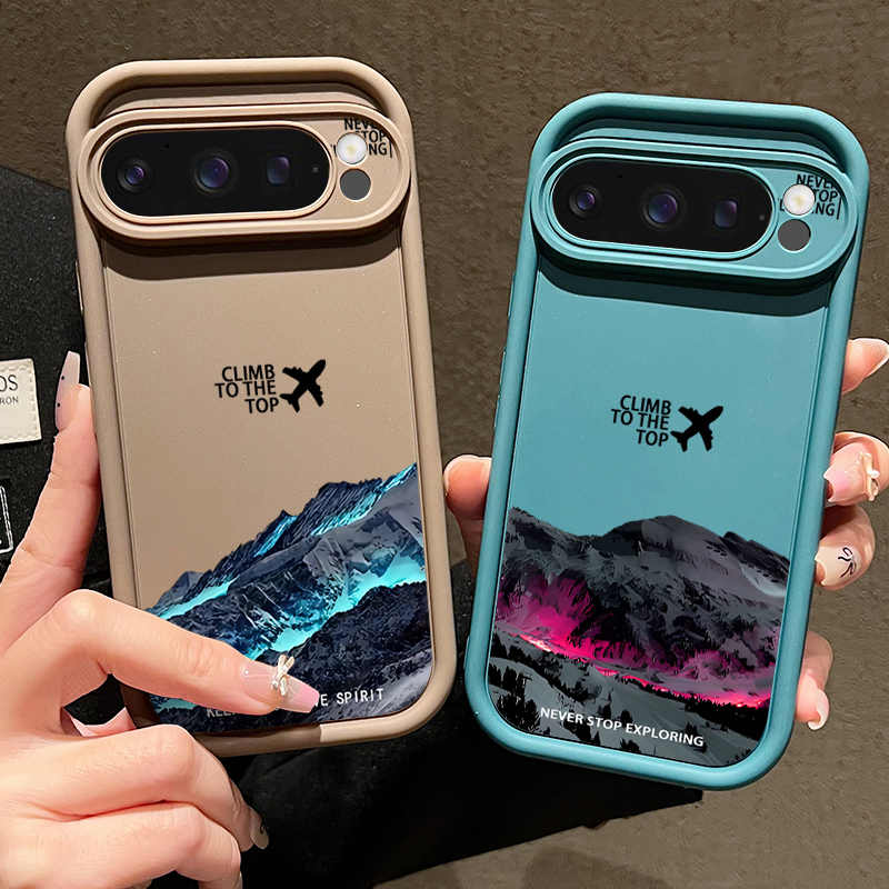 Airplane Snow Mountain Pattern - Phone Cases Google Pixel 10 Pro 리뷰 및 가격