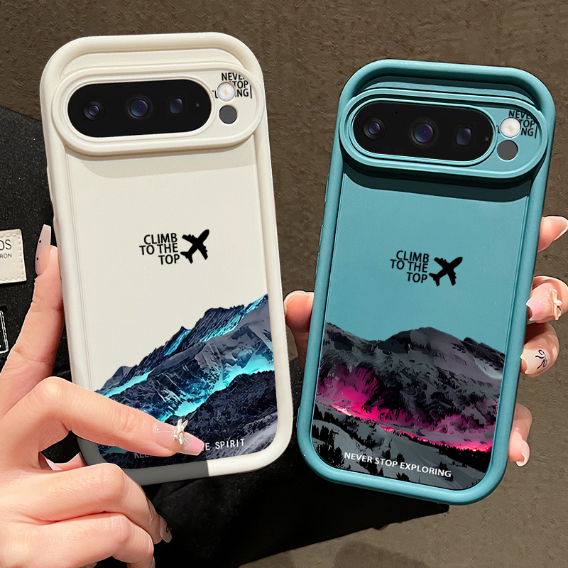 Airplane Snow Mountain Pattern - Phone Cases Google Pixel 10 Pro 리뷰 및 가격