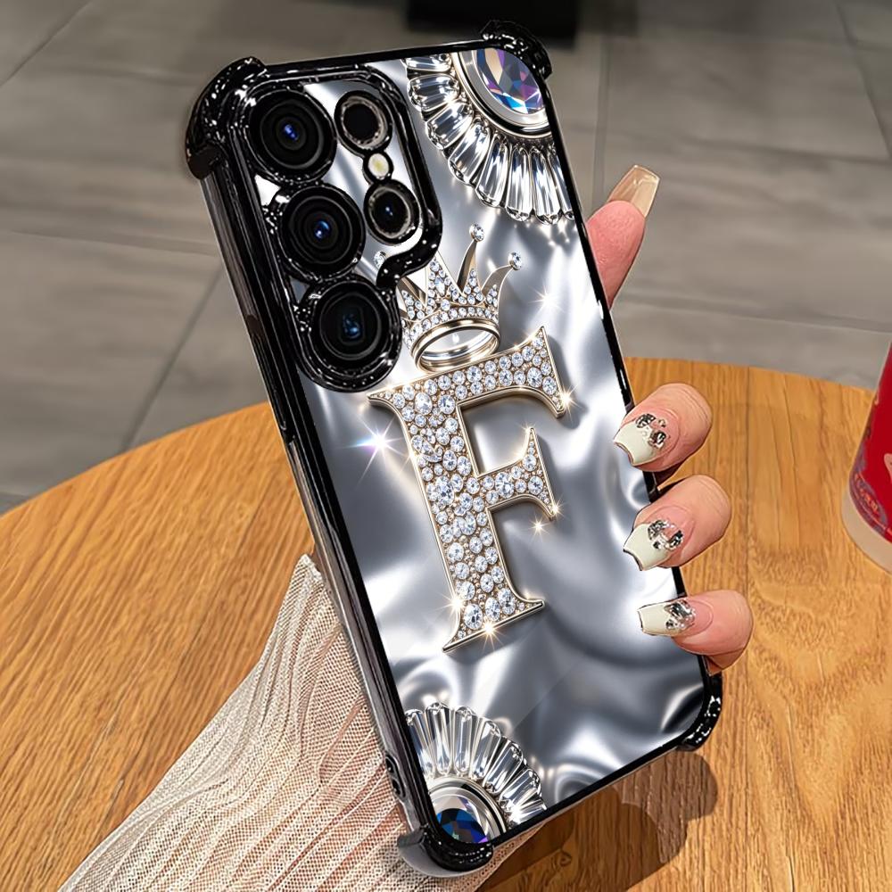 Luxury Diamond Letter F phone  - Phone Cases Quad Lock 리뷰 및 가격