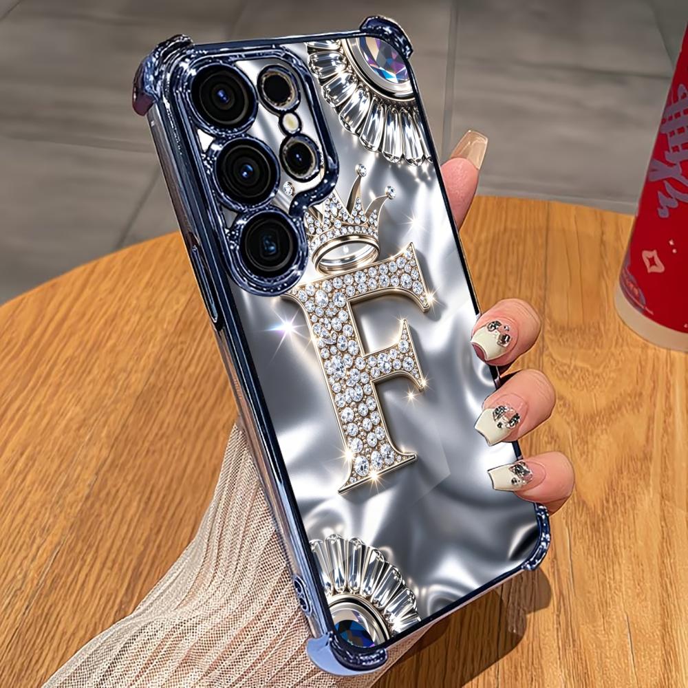 Luxury Diamond Letter F phone  - Phone Cases Quad Lock 리뷰 및 가격