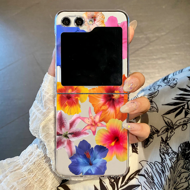 Realistic Floral Print Phone C - Phone Cases Z Fold 5 리뷰 및 가격