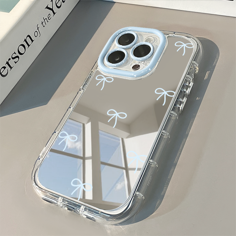INS Korean Simple Blue Pink Bo - Phone Cases Xr Cute 리뷰 및 가격