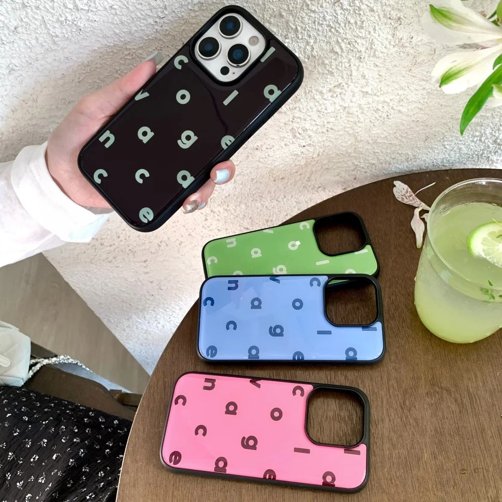 Ins Pure Color Simplicity Engl - Phone Cases Protective 리뷰 및 가격