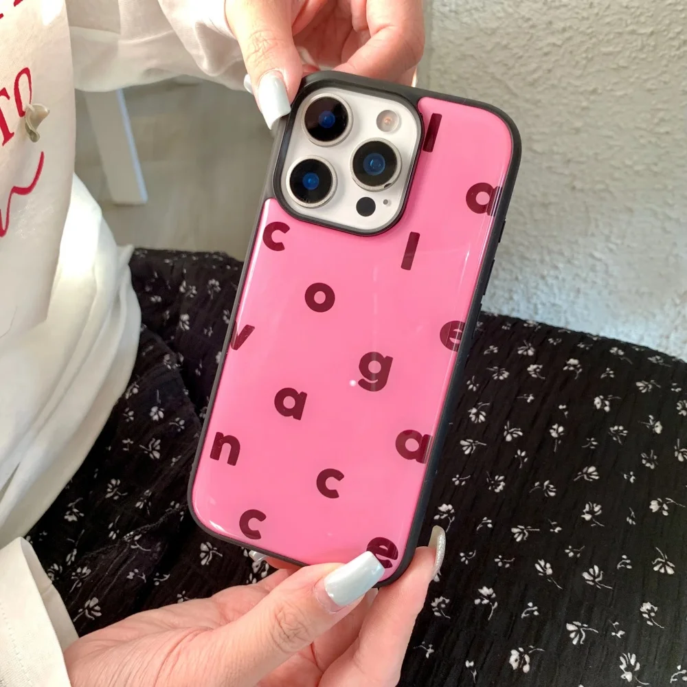 Ins Pure Color Simplicity Engl - Phone Cases Protective 리뷰 및 가격