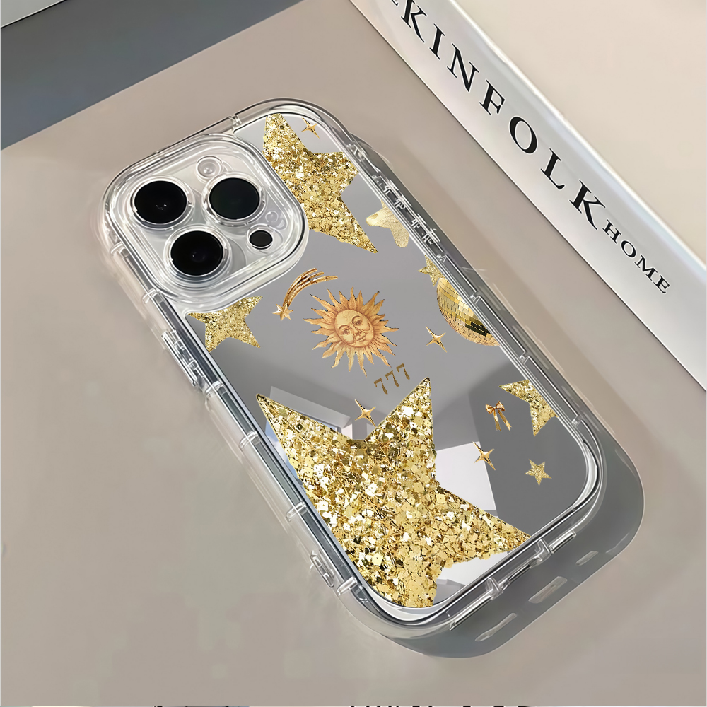 Celestial Gold Glitter Mirror  - Phone Cases Store 리뷰 및 가격