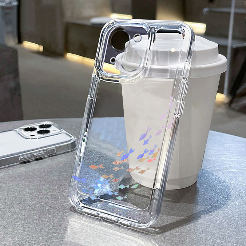 Ins Small Fish Group Creative  - Phone Cases Xr Cute 리뷰 및 가격