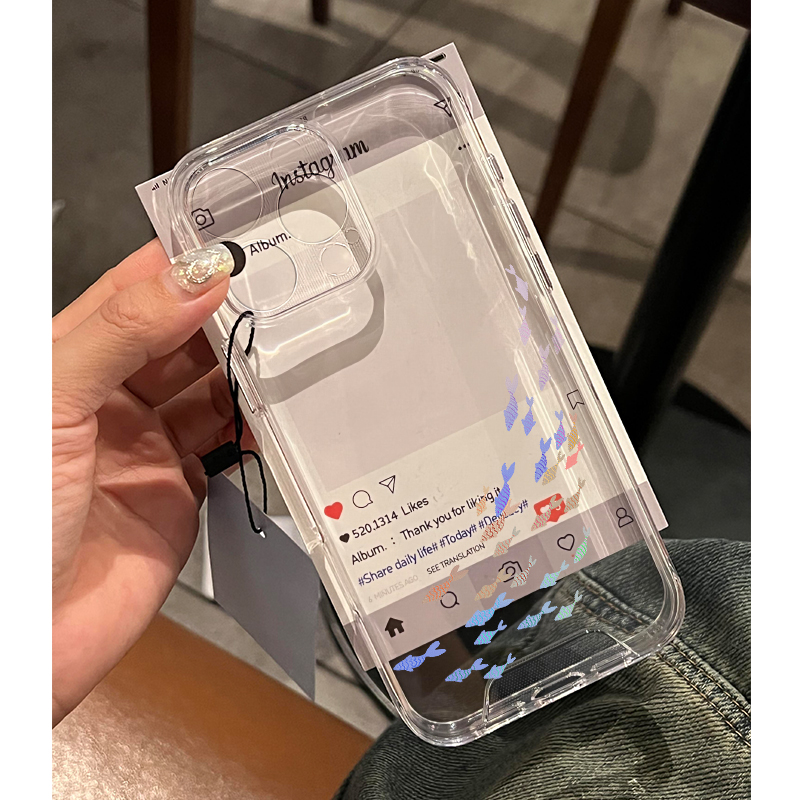 Ins Small Fish Group Creative  - Phone Cases Xr Cute 리뷰 및 가격