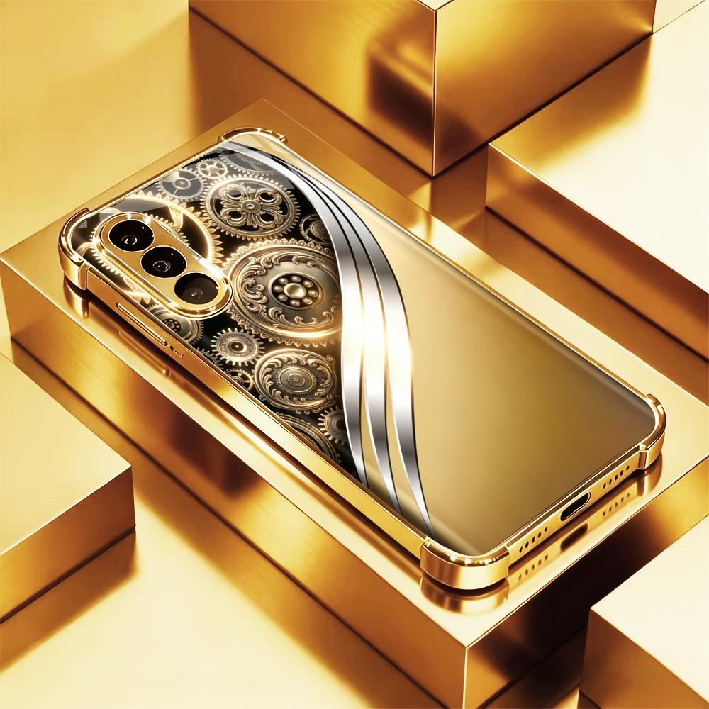 Ornate Vintage Golden Gear pho - Phone Cases Quad Lock 리뷰 및 가격