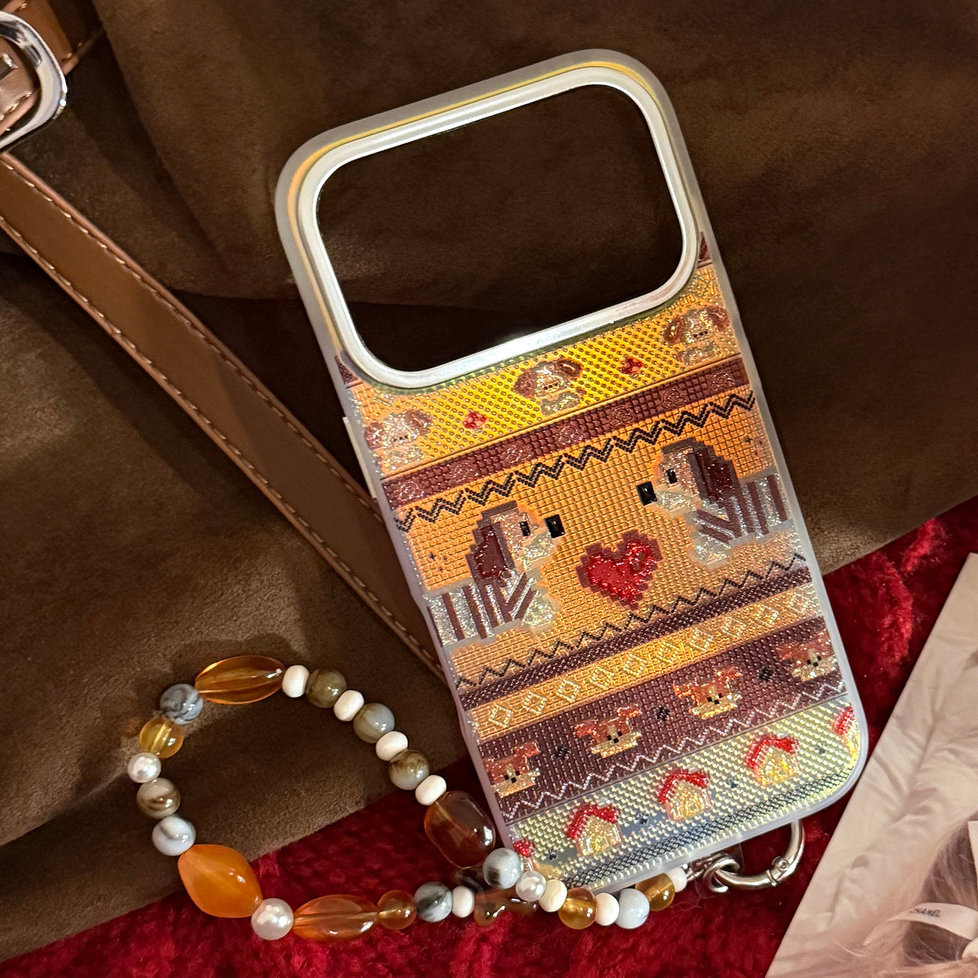 Korean Cartoon Puppy Pattern G - Glitter Shockproof Case 리뷰 및 가격