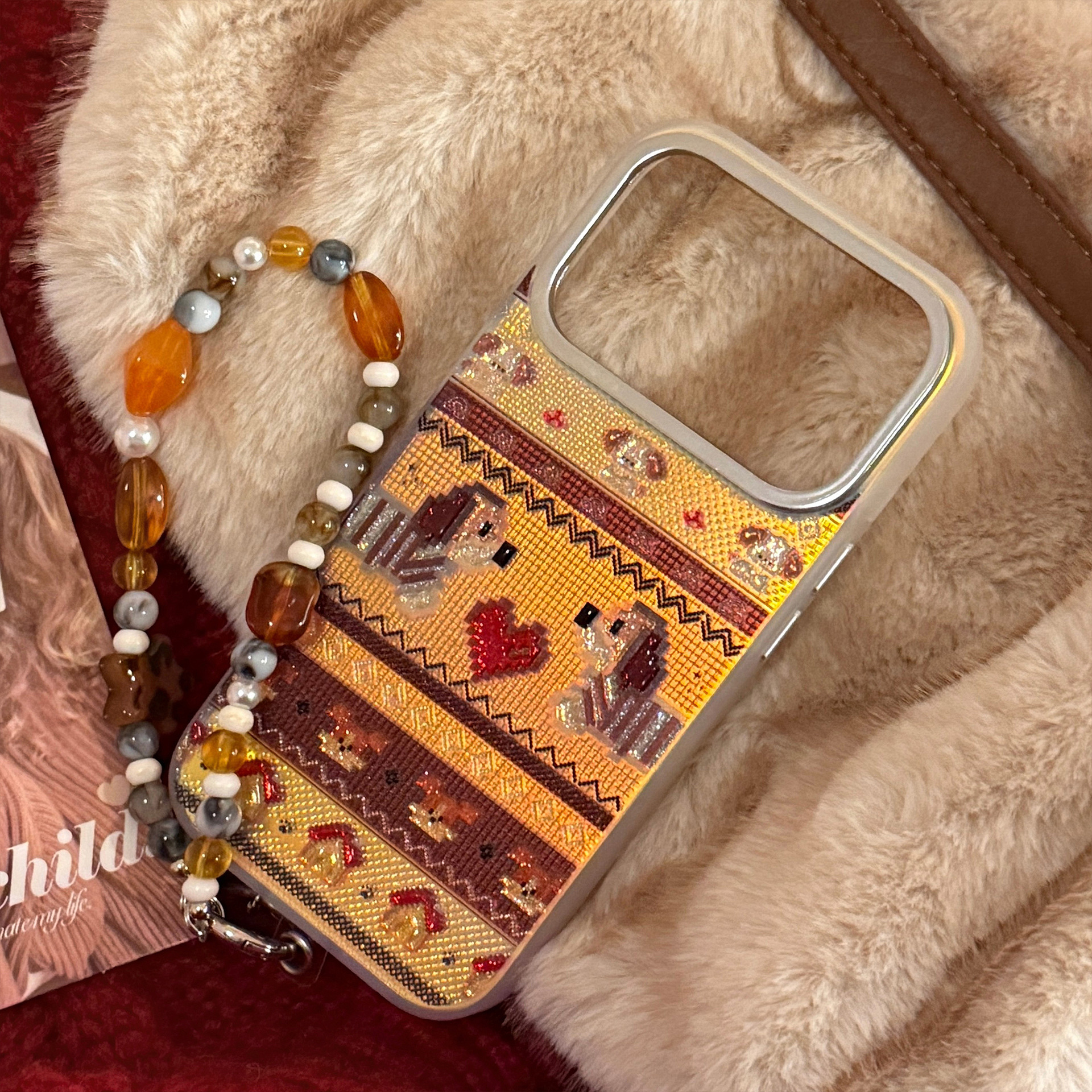 Korean Cartoon Puppy Pattern G - Glitter Shockproof Case 리뷰 및 가격