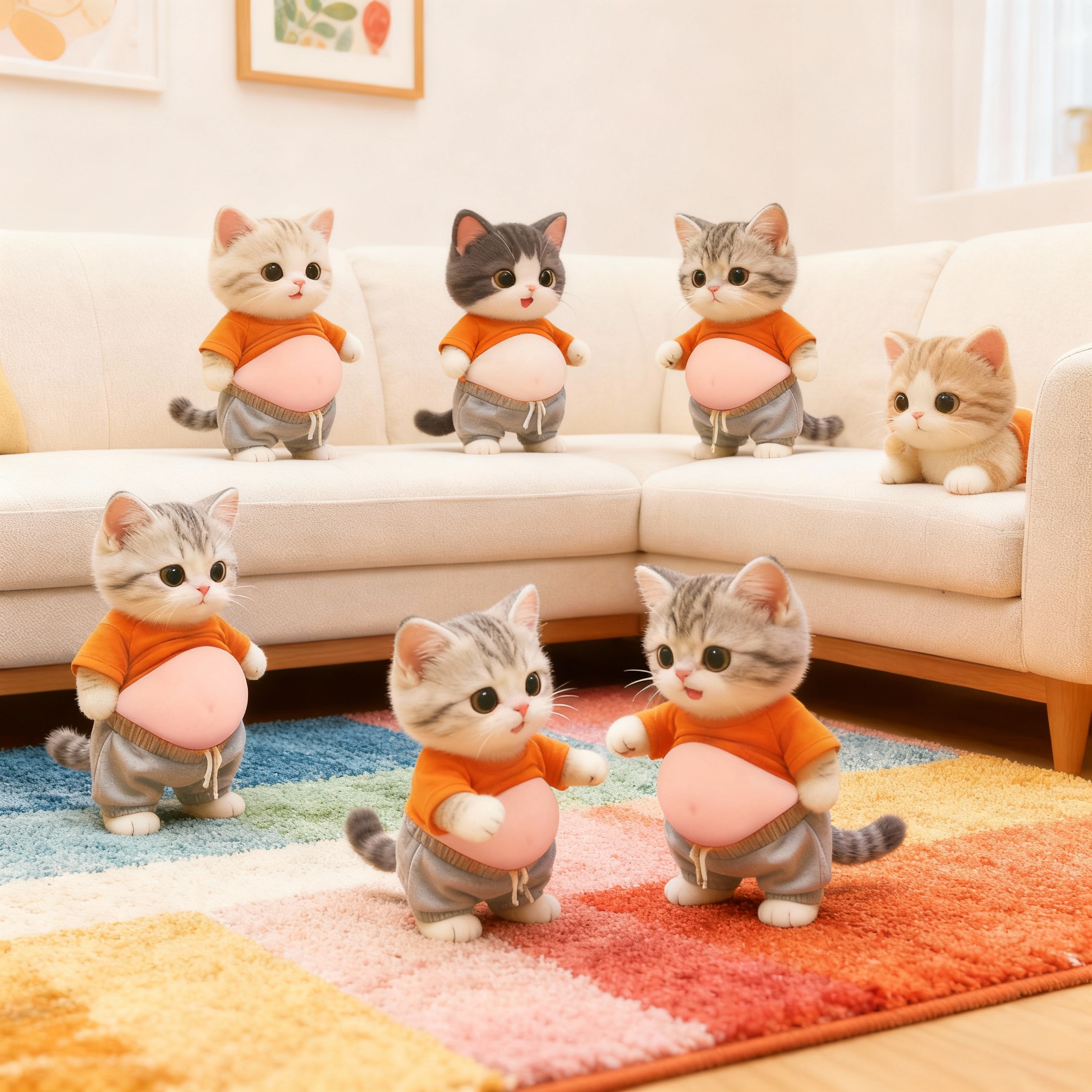 3 Kinds Tabby Cat 3D Belly Sti - Phone Cases Europe 리뷰 및 가격