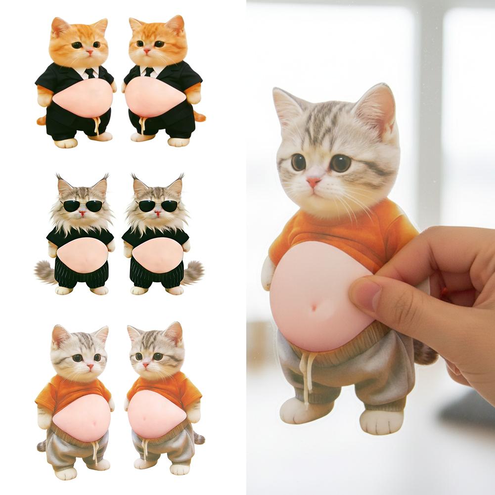 3 Kinds Tabby Cat 3D Belly Sti - Phone Cases Europe 리뷰 및 가격