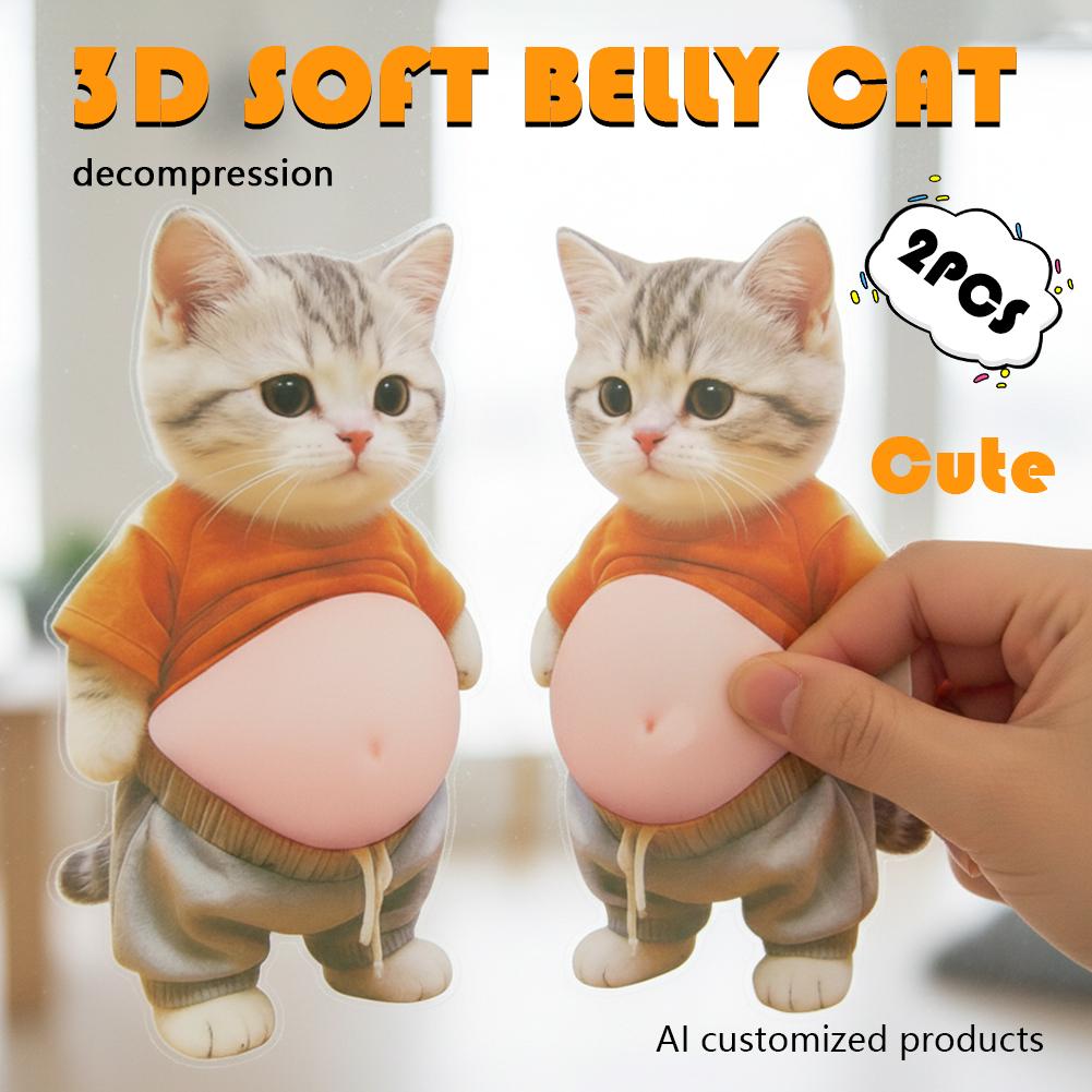 3 Kinds Tabby Cat 3D Belly Sti - Phone Cases Europe 리뷰 및 가격