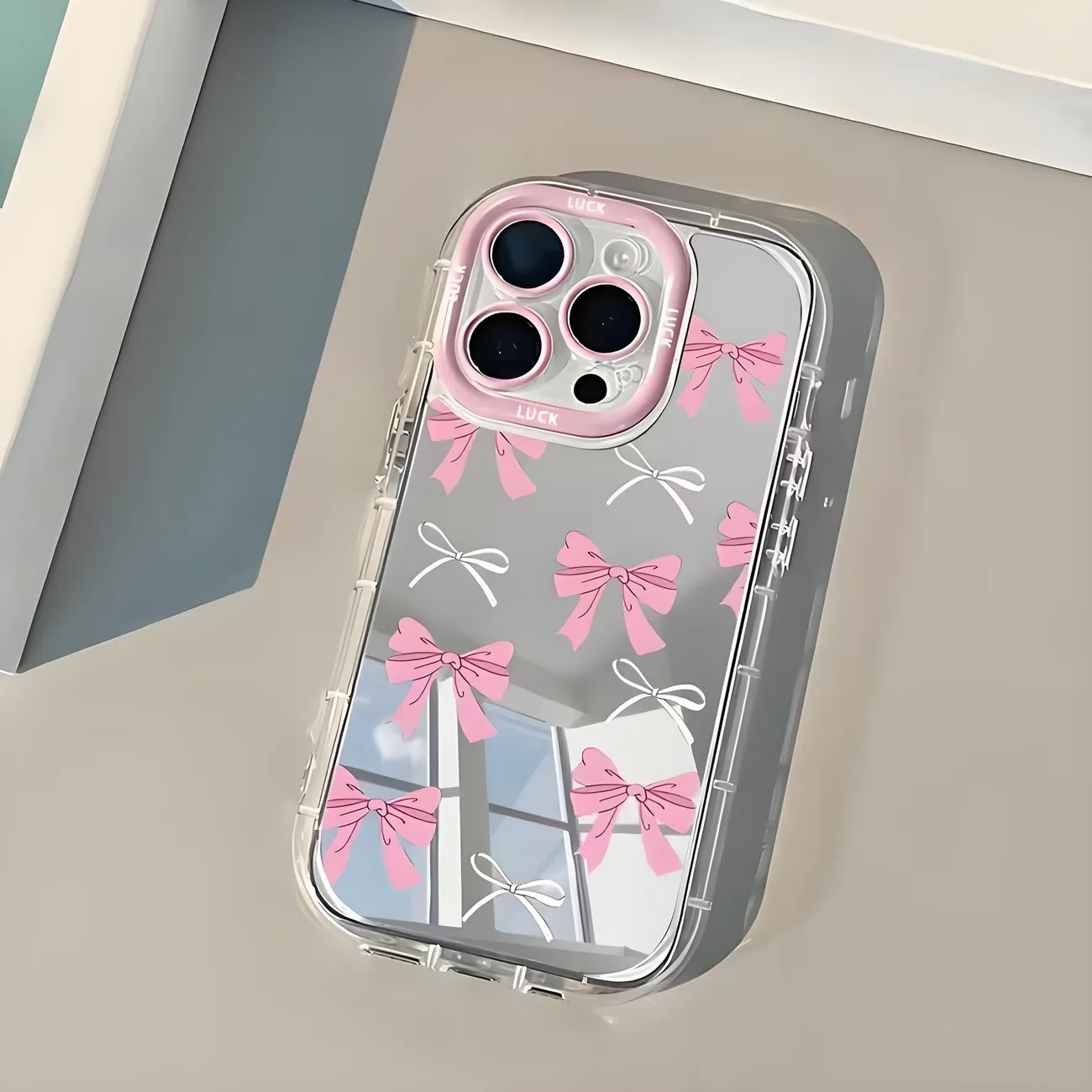 Simple Blue Pink Bow Girl Cute - Phone Cases Xr Cute 리뷰 및 가격