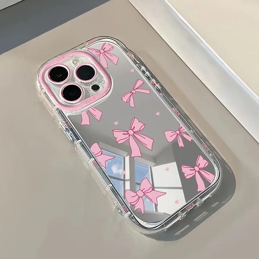 Simple Blue Pink Bow Girl Cute - Phone Cases Xr Cute 리뷰 및 가격