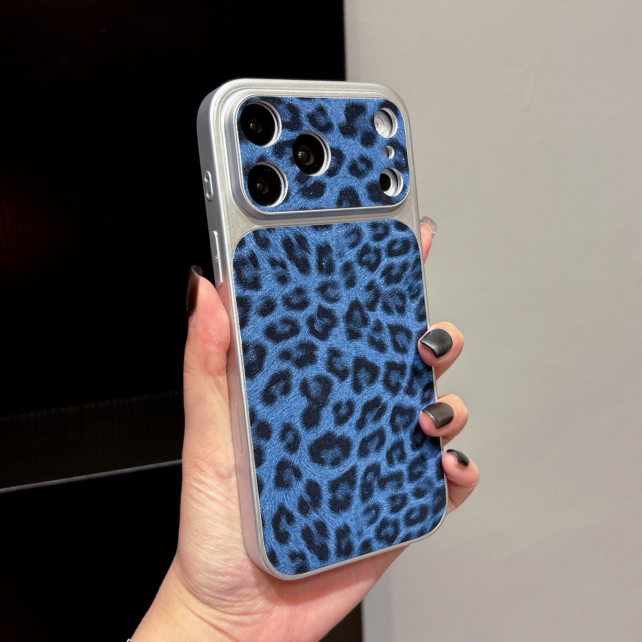 Luxury Leopard Print Glitter C - Glitter Shockproof Case 리뷰 및 가격