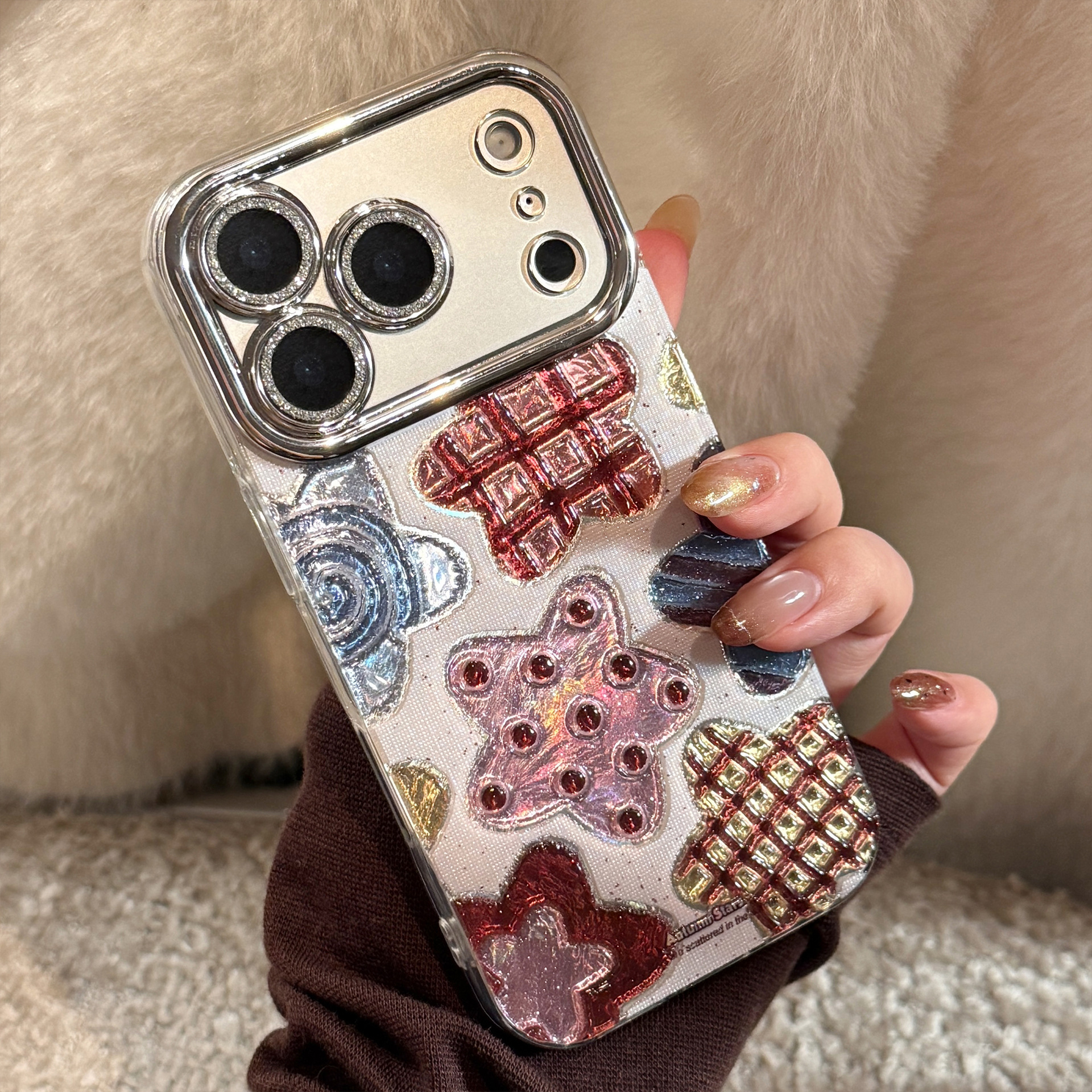 Korean Colorful Stars Glitter  - Glitter Shockproof Case 리뷰 및 가격