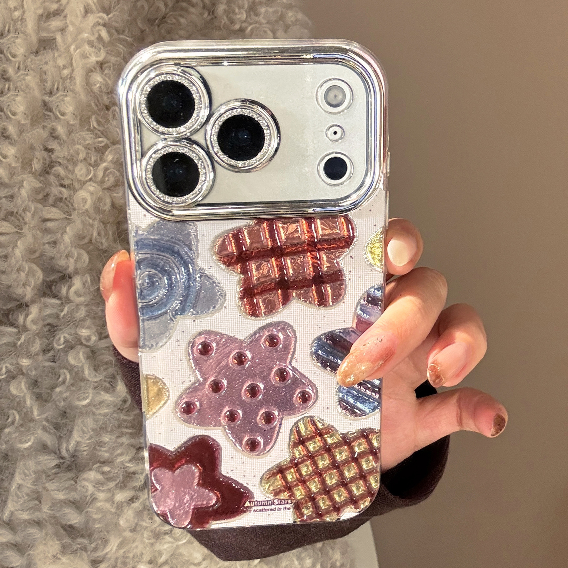 Korean Colorful Stars Glitter  - Glitter Shockproof Case 리뷰 및 가격