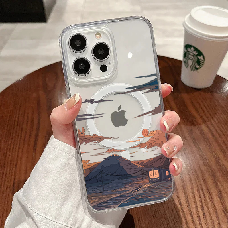 Sunset Pattern Fashion Phone C - Phone Cases Durable 리뷰 및 가격