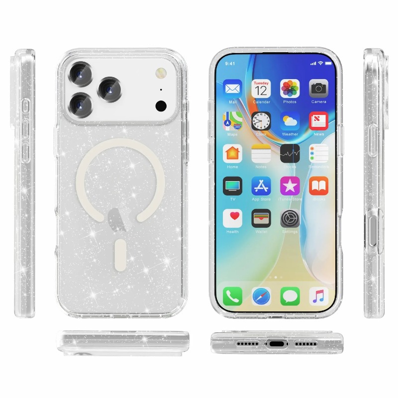 Bling Glitter Clear Magnetic P - Glitter Shockproof Case 리뷰 및 가격