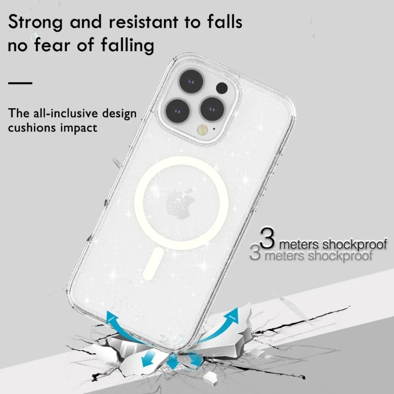 Bling Glitter Clear Magnetic P - Glitter Shockproof Case 리뷰 및 가격