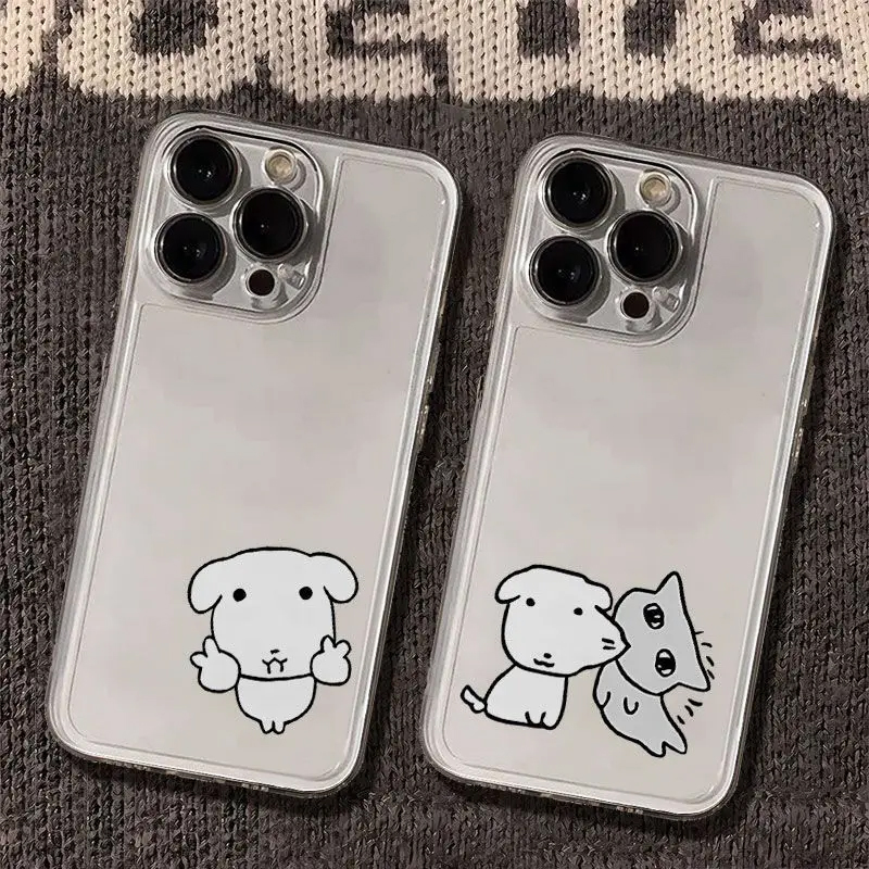 New Korean Ins Cute Puppy Cat  - Phone Cases Xr Cute 리뷰 및 가격