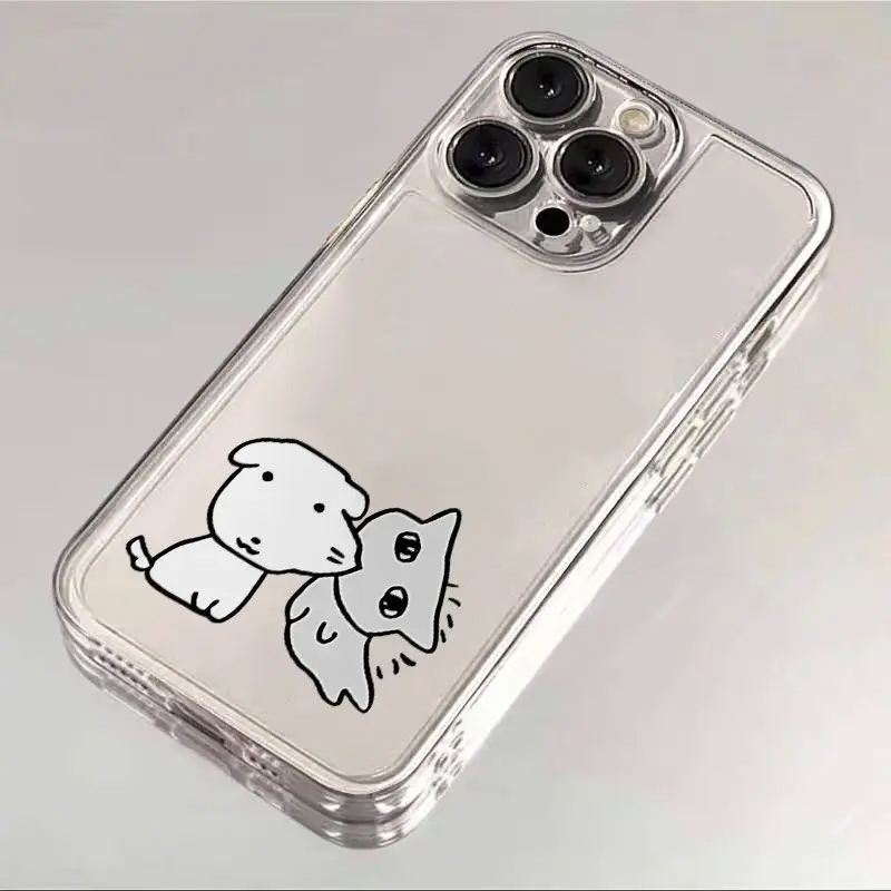 New Korean Ins Cute Puppy Cat  - Phone Cases Xr Cute 리뷰 및 가격