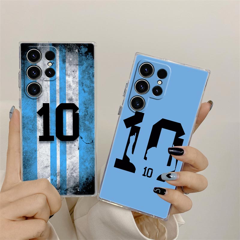 Cool Football Number 10 Transp - Phone Cases For Samsung S22 리뷰 및 가격