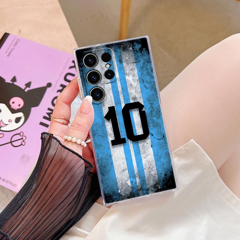 Cool Football Number 10 Transp - Phone Cases For Samsung S22 리뷰 및 가격