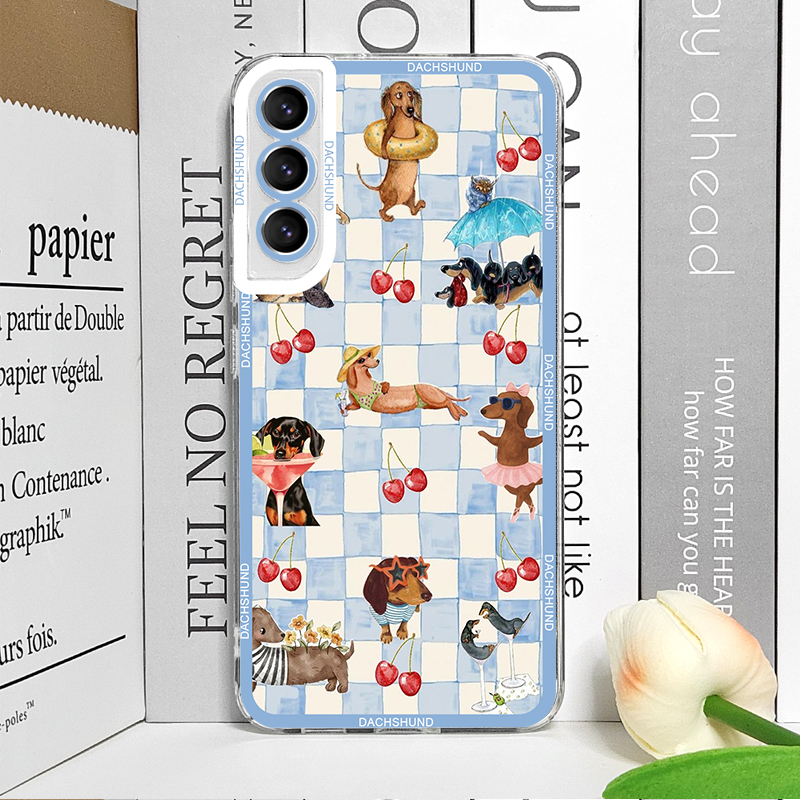 Cute Sausage Dog Phone Case fo - Phone Cases For Samsung S22 리뷰 및 가격
