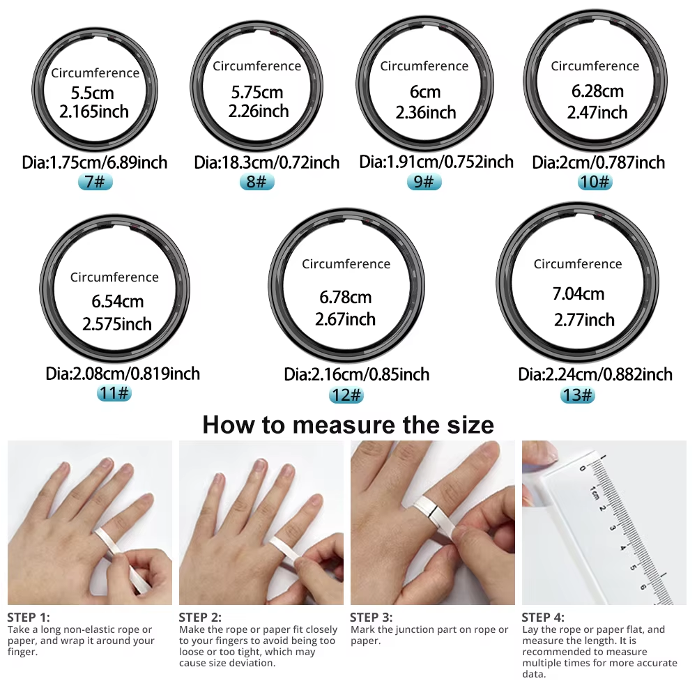 R09 Smart Ring Men Women with  - Phone Cases Android 리뷰 및 가격