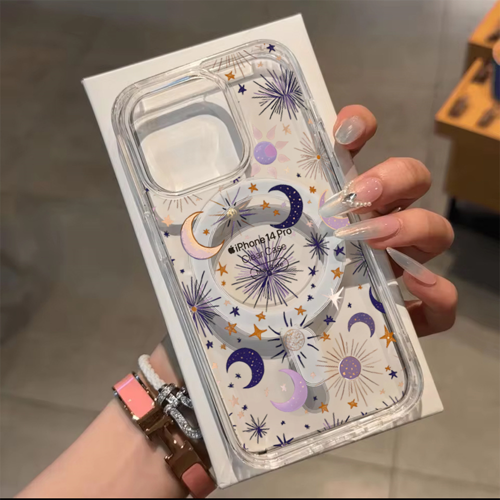 Romantic Sun Moon Stars Phone  - Phone Cases Durable 리뷰 및 가격