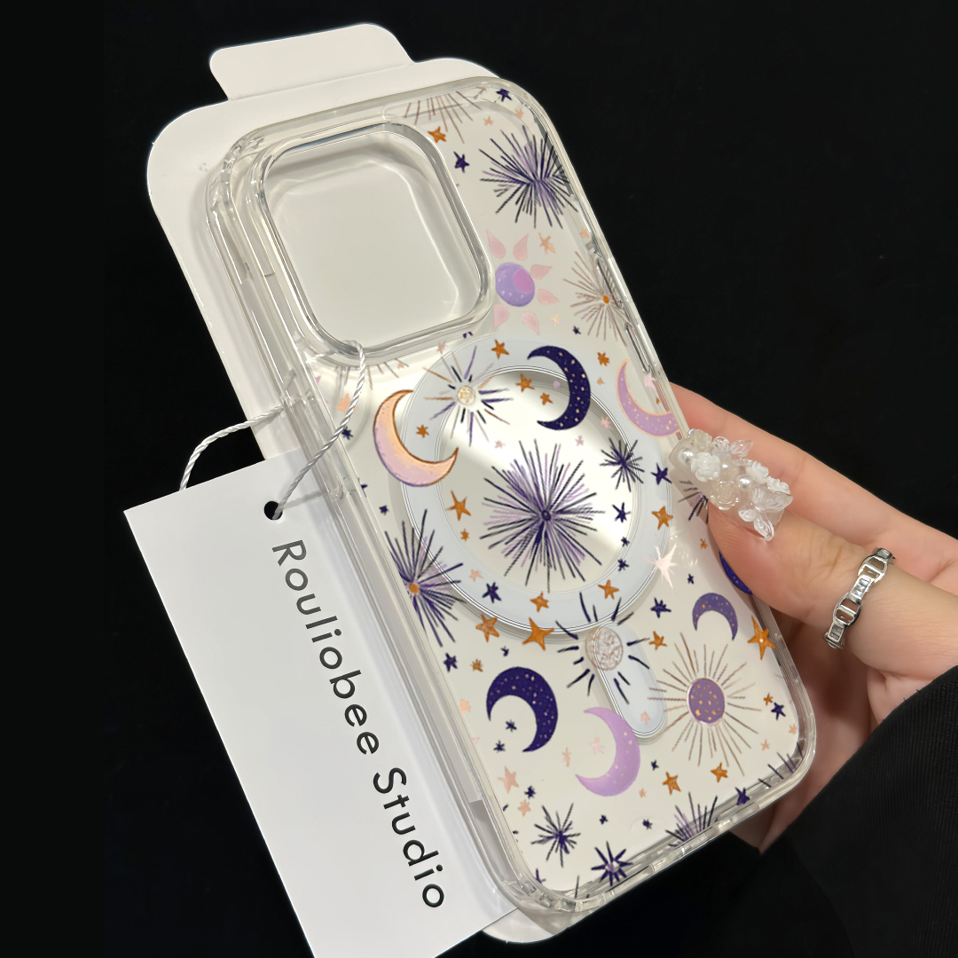 Romantic Sun Moon Stars Phone  - Phone Cases Durable 리뷰 및 가격