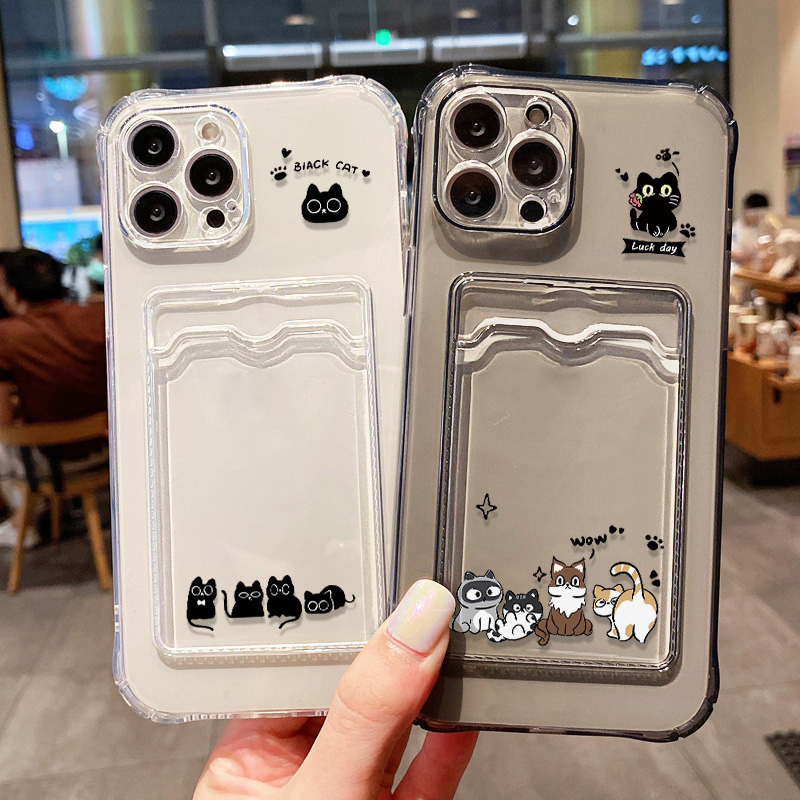 Cute Black Cat Phone Case For  - Phone Cases Xr Cute 리뷰 및 가격