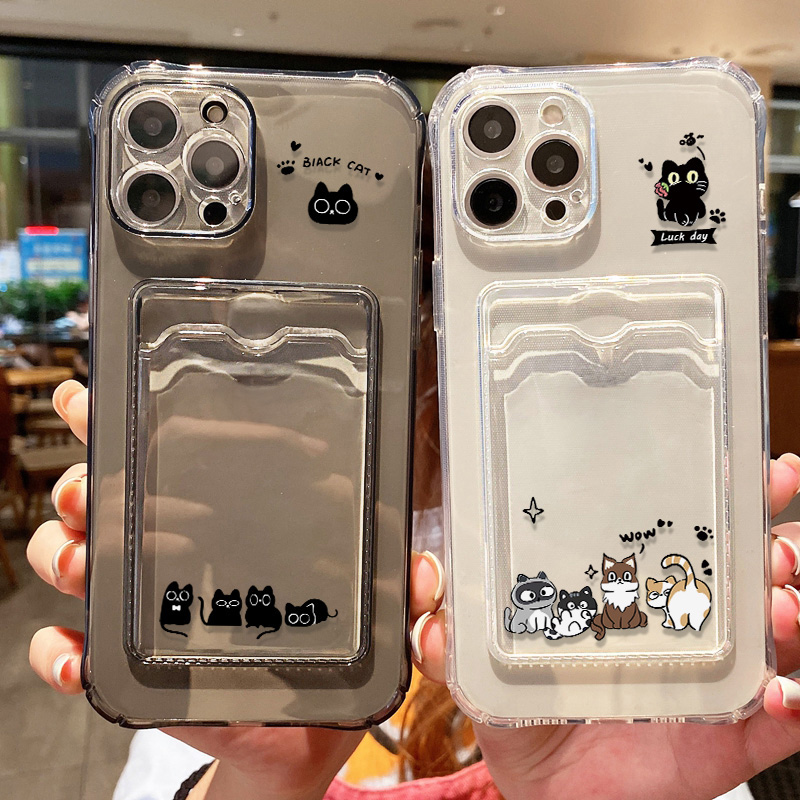 Cute Black Cat Phone Case For  - Phone Cases Xr Cute 리뷰 및 가격