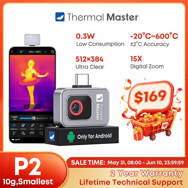 P2 Thermal Imaging Camera for  - Phone Cases Android 리뷰 및 가격