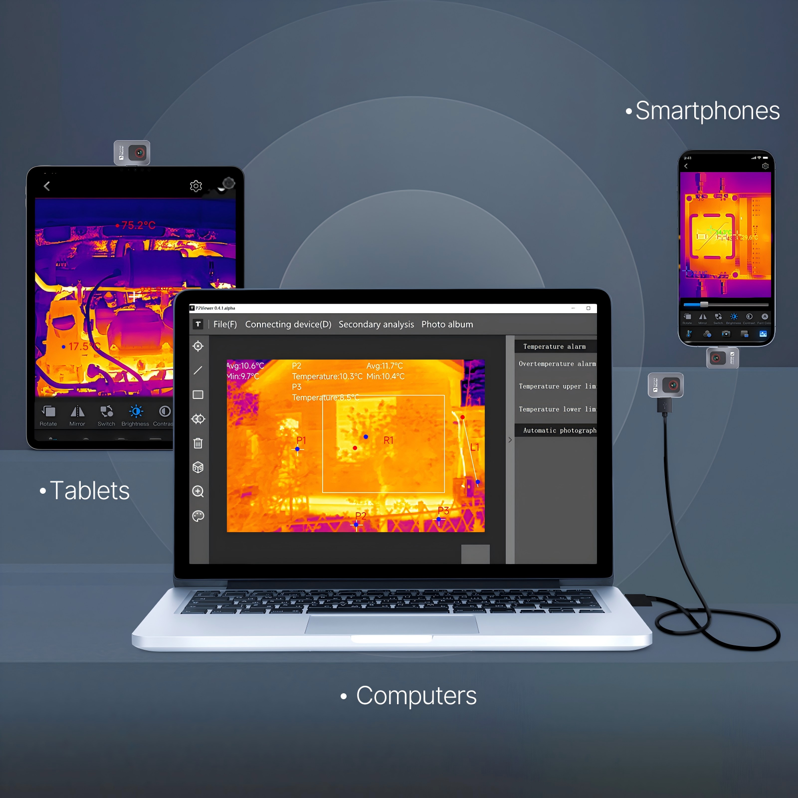 P2 Thermal Imaging Camera for  - Phone Cases Android 리뷰 및 가격