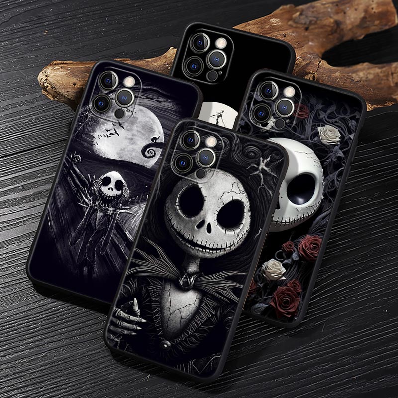 Jack Skellington Black Art Dis - Phone Cases Store 리뷰 및 가격