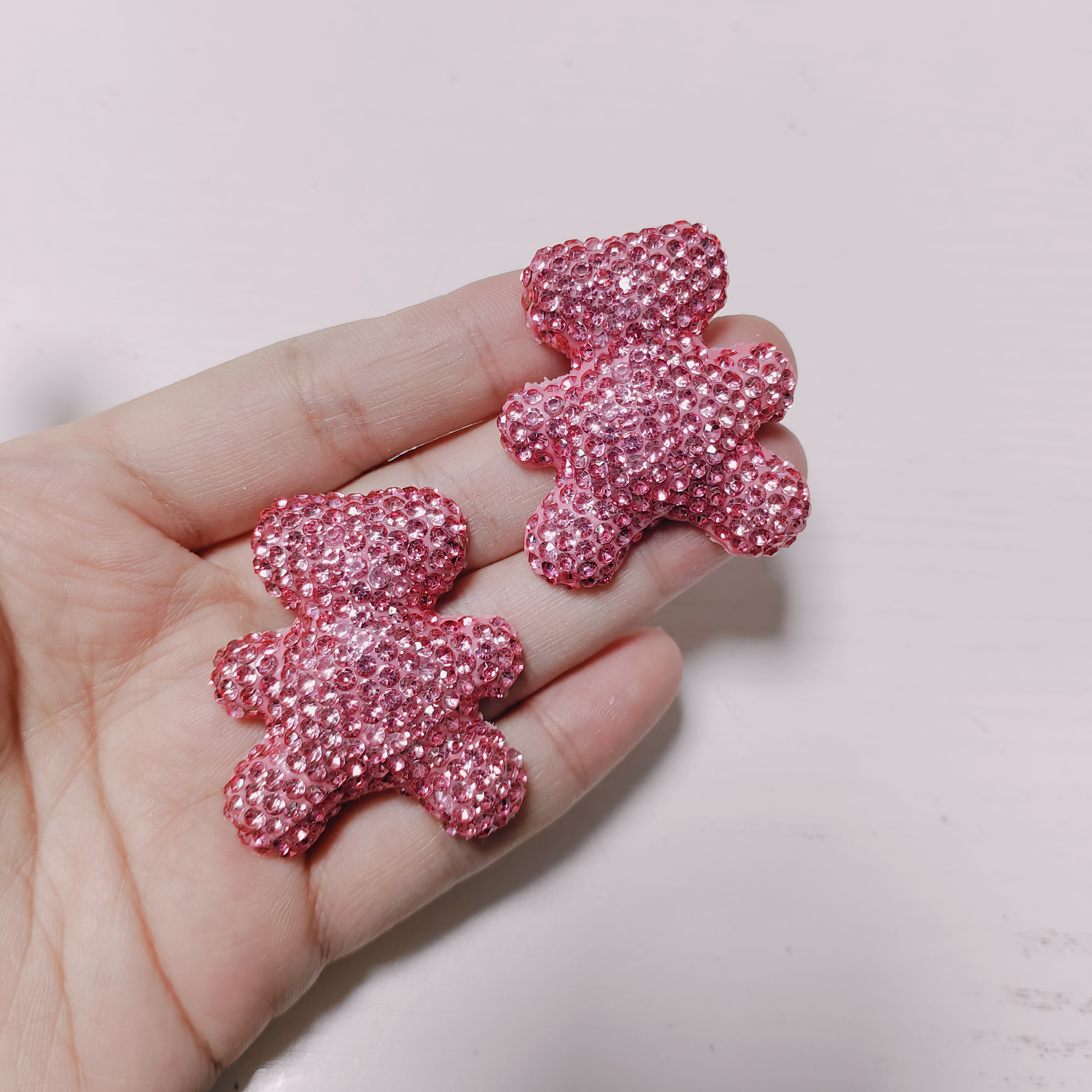 2Pcs Shiny Full Rhinestone Bea - Phone Cases Europe 리뷰 및 가격