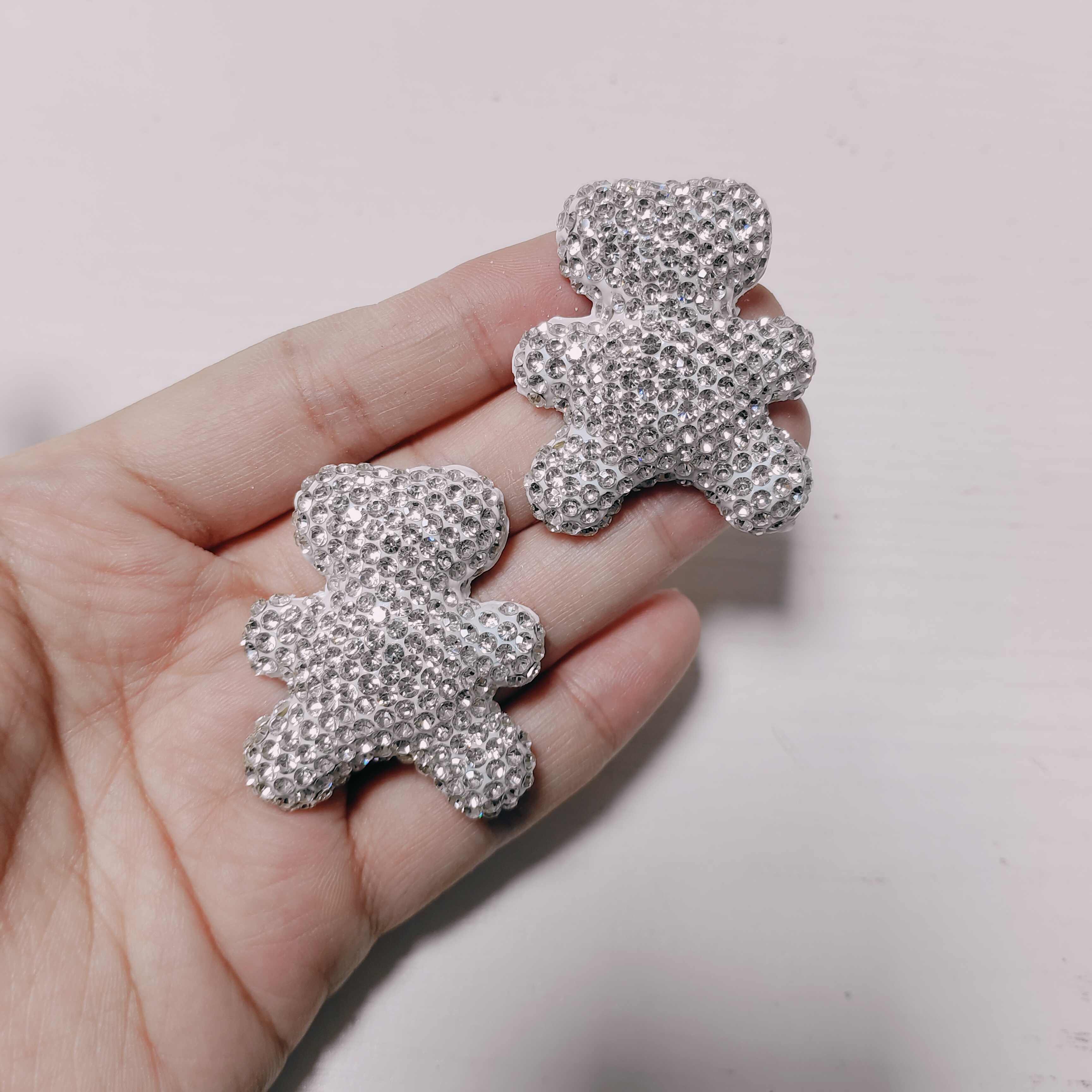 2Pcs Shiny Full Rhinestone Bea - Phone Cases Europe 리뷰 및 가격