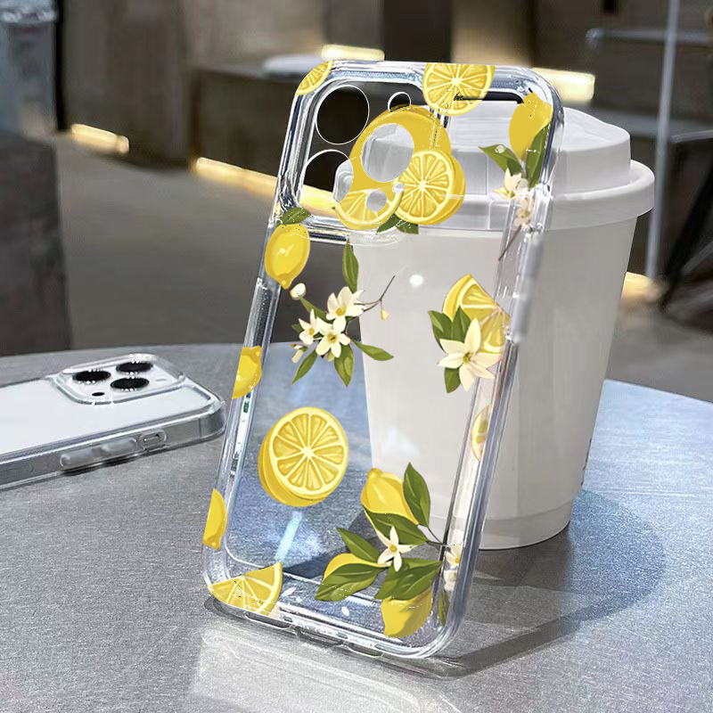 Summer Fruit Lemon Flower Clea - Phone Cases For Samsung S22 리뷰 및 가격