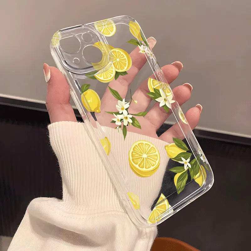 Summer Fruit Lemon Flower Clea - Phone Cases For Samsung S22 리뷰 및 가격