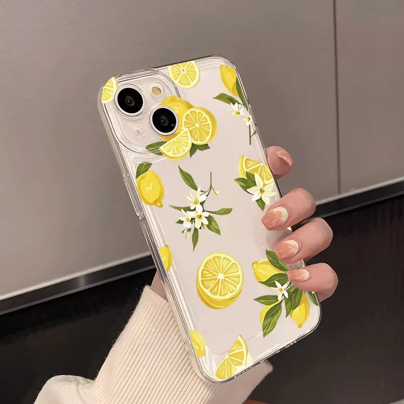 Summer Fruit Lemon Flower Clea - Phone Cases For Samsung S22 리뷰 및 가격