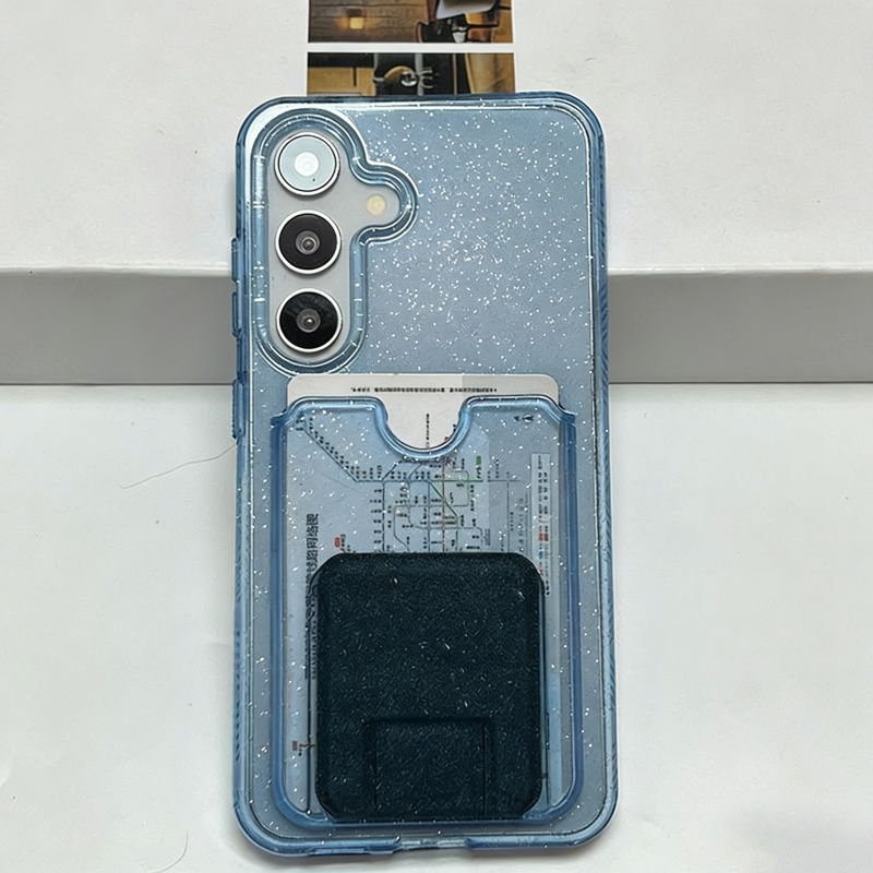 Glitter Transparent Card Walle - Glitter Shockproof Case 리뷰 및 가격