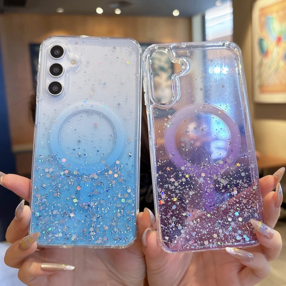 Glitter Gradient Magnetic Mags - Glitter Shockproof Case 리뷰 및 가격