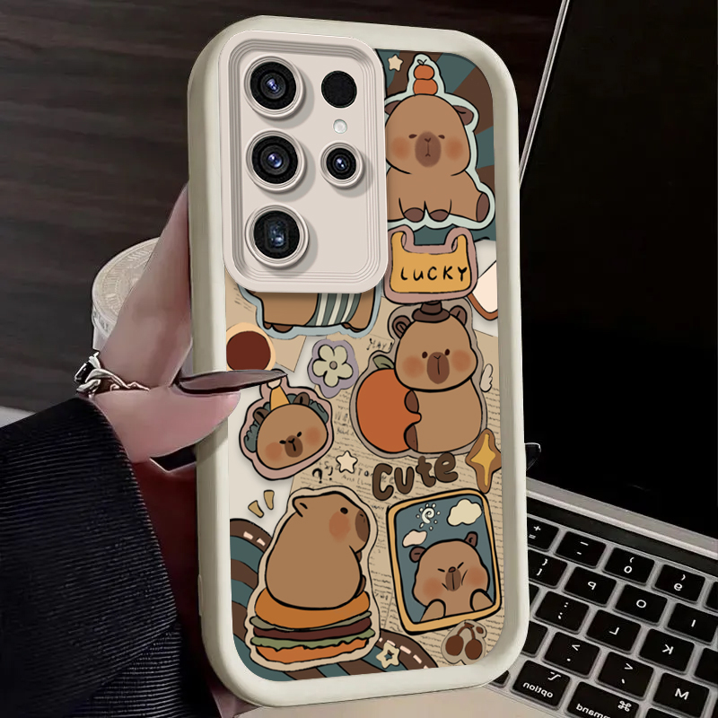 Cute Capybara Hamburger Phone  - Phone Cases Galaxy A16 5G 리뷰 및 가격