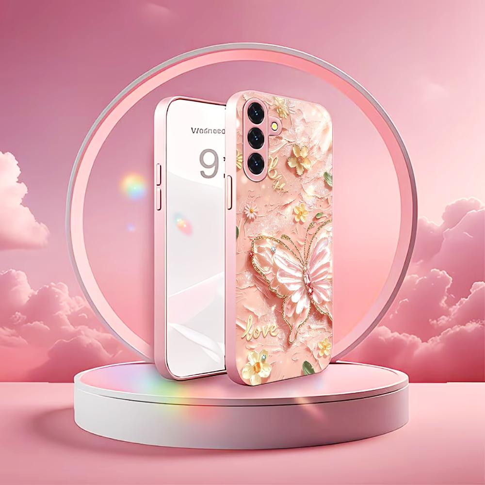 Pink Glitter Butterfly Fashion - Phone Cases Quad Lock 리뷰 및 가격